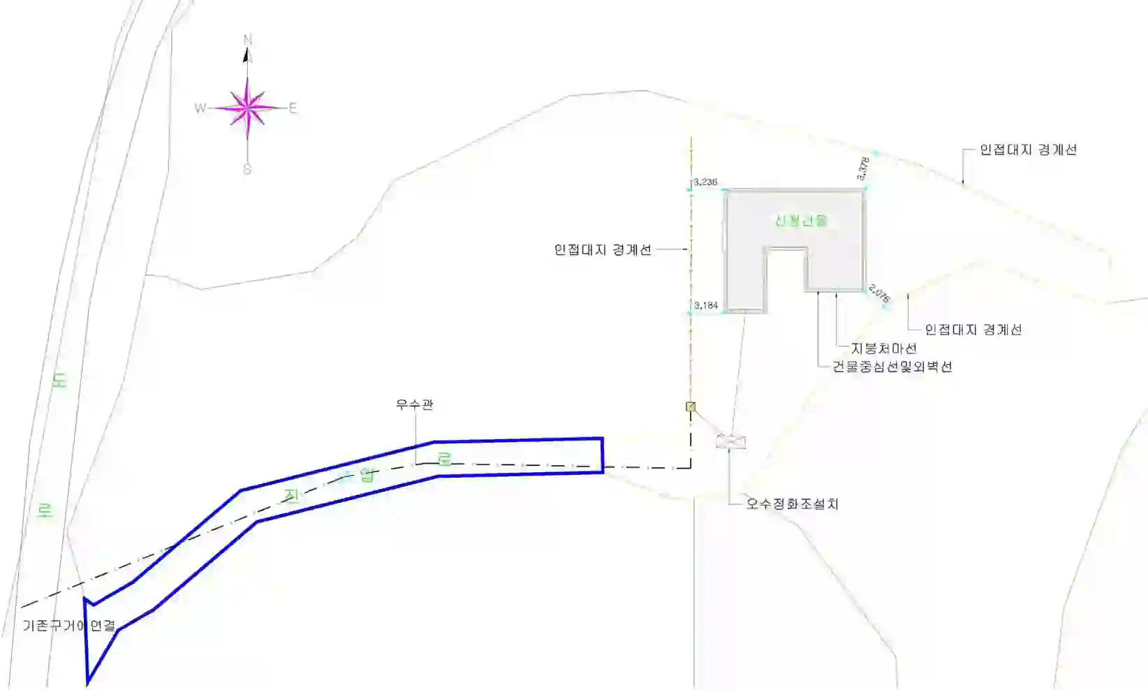 오계리 17-11 배치도 이미지
